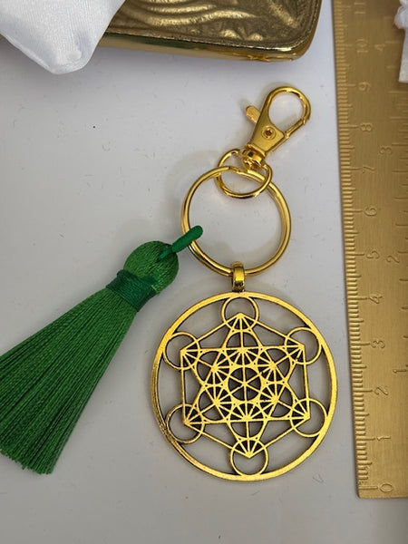 Porte clés cube de métatron, breloque métatron, porte clé archange métatron, pendentif porte bonheur, pendentif esoterique, cadeau chance.