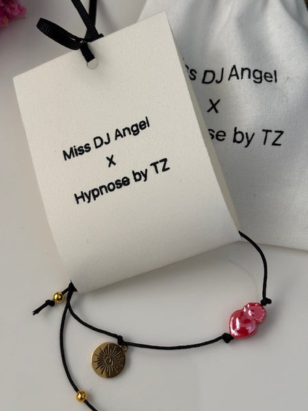 Bracelet d'ancrage hypnose, bracelet outil de développement  breloques ex voto, porte clé coeur sacré et oeil, porte clé porte bonheur