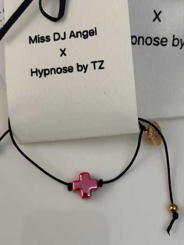 Bracelet d'ancrage hypnose, bracelet outil de développement  breloques ex voto, et porte clé exvoto coeur sacré