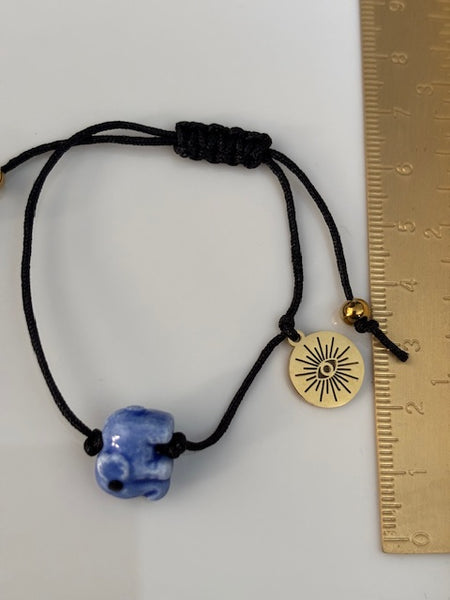 Bracelet d'ancrage hypnose, bracelet outil de développement breloques éléphant, coeur ex voto porte-clés