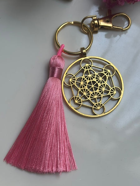 Porte clés cube de métatron, breloque métatron, porte clé archange métatron, pendentif porte bonheur, pendentif esoterique, cadeau chance.