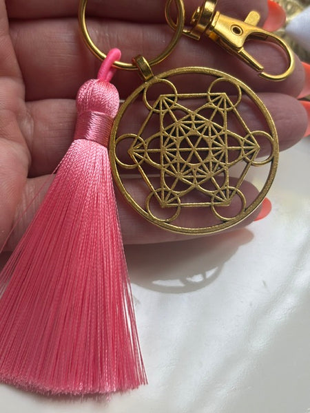 Porte clés cube de métatron, breloque métatron, porte clé archange métatron, pendentif porte bonheur, pendentif esoterique, cadeau chance.