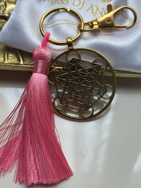 Porte clés cube de métatron, breloque métatron, porte clé archange métatron, pendentif porte bonheur, pendentif esoterique, cadeau chance.